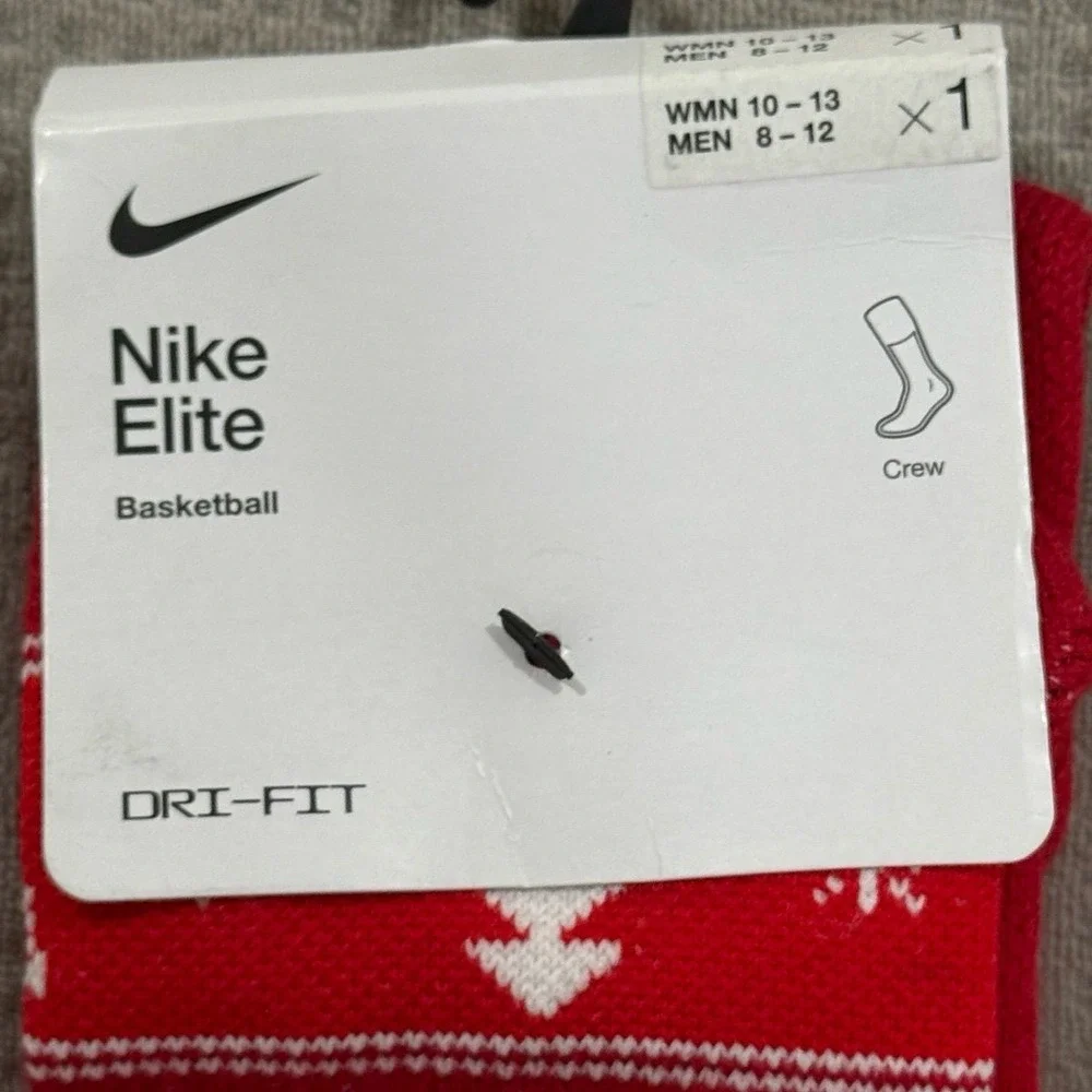 Nike‎ Elite Basketball Crew Socks Holiday Large